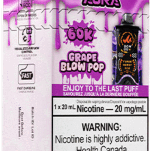 mr fog aura 60k disposable vape grape blow pop