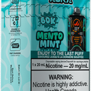 mr fog aura 60k disposable vape mento mint