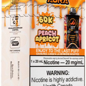mr fog aura 60k disposable vape peach apricot