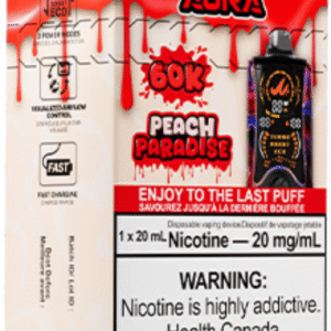mr fog aura 60k disposable vape peach paradise
