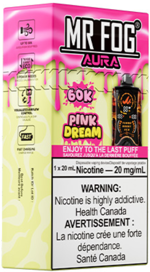 mr fog aura 60k disposable vape pink dream mr fog aura 60k disposable vape pink dream