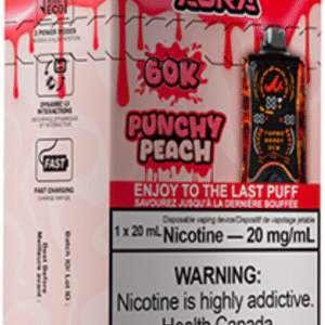 mr fog aura 60k disposable vape punchy peach