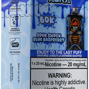 mr fog aura 60k disposable vape sour shock blue raspberry