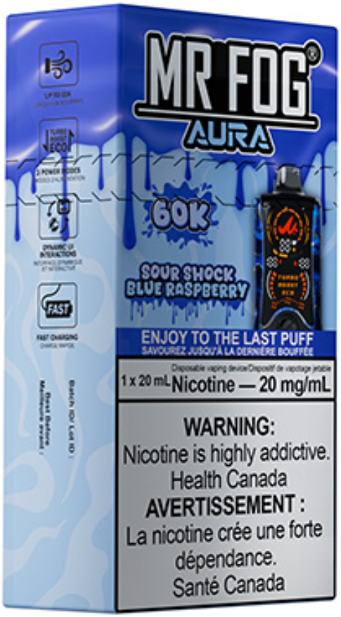 mr fog aura 60k disposable vape sour shock blue raspberry mr fog aura 60k disposable vape sour shock blue raspberry