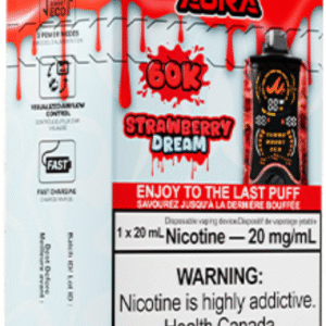 mr fog aura 60k disposable vape strawberry dream