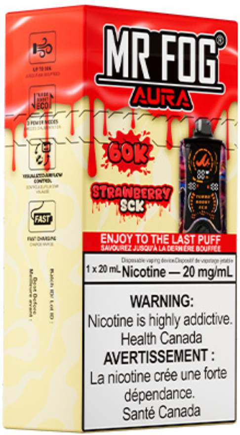mr fog aura 60k disposable vape strawberry sck mr fog aura 60k disposable vape strawberry sck