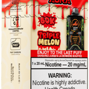 mr fog aura 60k disposable vape triple melon