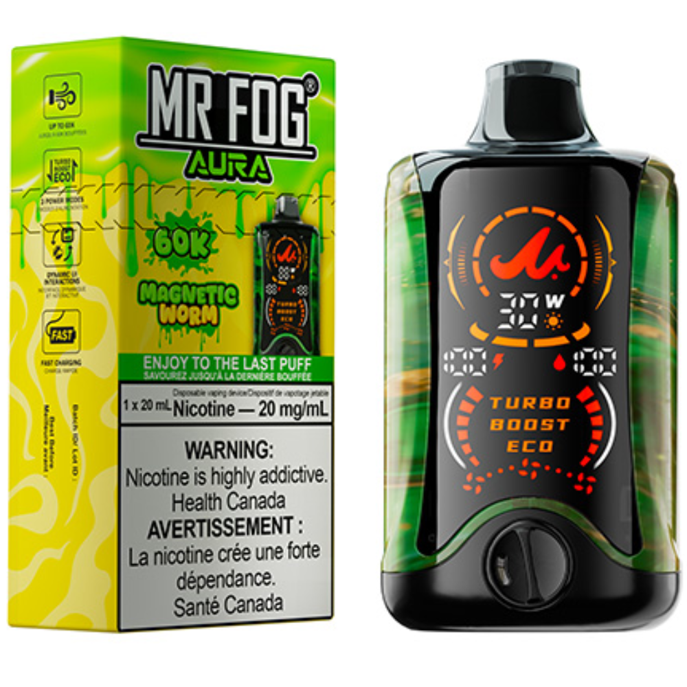 mr fog aura 60k disposable vape magnetic worm mr fog aura 60k disposable vape magnetic worm