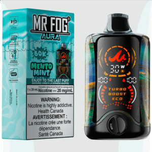mr fog aura 60k disposable vape mento mint