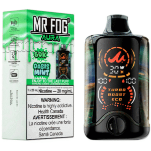 mr fog aura 60k disposable vape oasis mint
