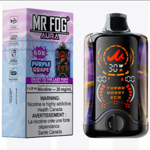 mr fog aura 60k disposable vape purple grape