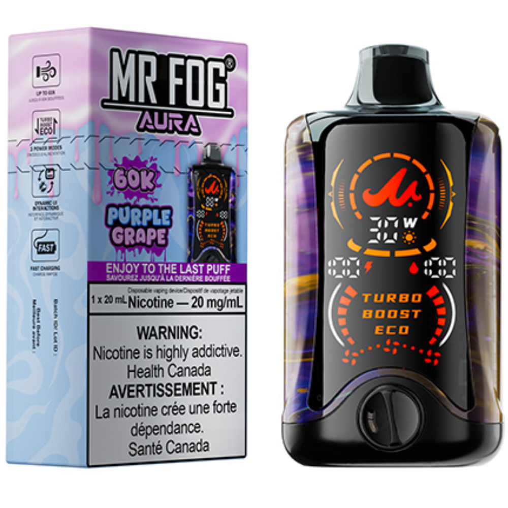 mr fog aura 60k disposable vape purple grape mr fog aura 60k disposable vape purple grape
