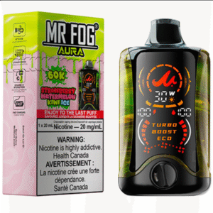 mr fog aura 60k disposable vape strawberry watermelon kiwi ice