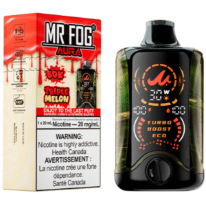 mr fog aura 60k disposable vape triple melon