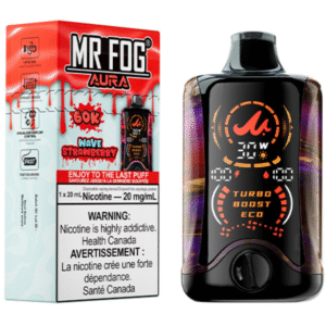 mr fog aura 60k disposable vape wave strawberry