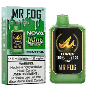 mr fog nova 36k disposable vape mint steezy menthol