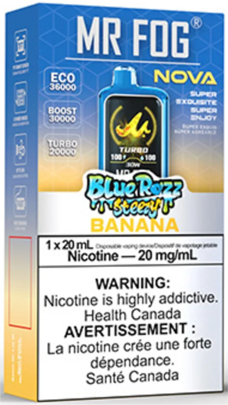 mr fog nova 36k disposable vape blue razz steezy banana mr fog nova 36k disposable vape blue razz steezy banana