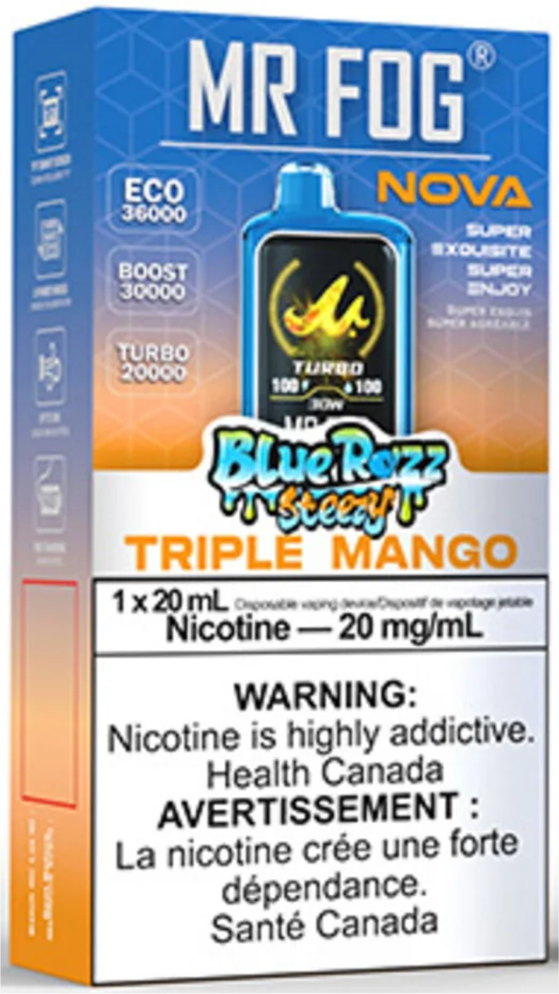 mr fog nova 36k disposable vape blue razz steezy triple mango mr fog nova 36k disposable vape blue razz steezy triple mango