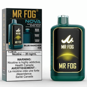mr fog nova 36k disposable vape blue rancher ice