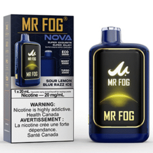 mr fog nova 36k disposable vape sour lemon blue razz ice
