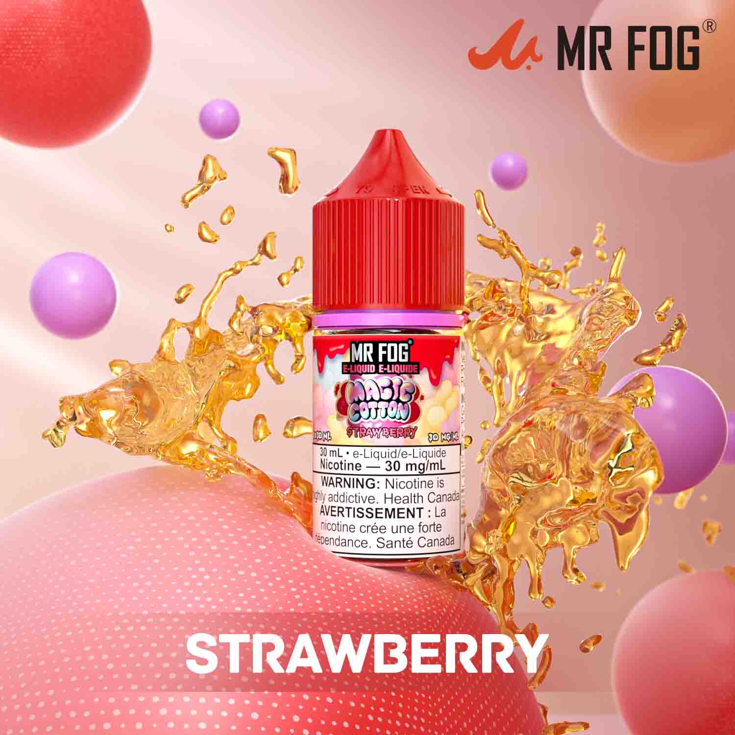 mr fog salt magic cotton strawberry mr fog salt magic cotton strawberry