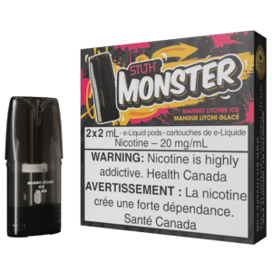 stlth monster pod pack mango lychee ice