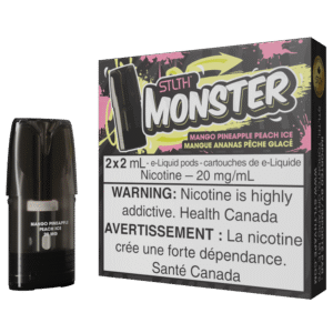 stlth monster pod pack mango pineapple peach ice