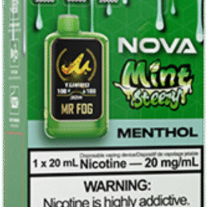 mr fog nova 36k disposable vape mint steezy menthol