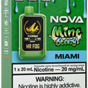 mr fog nova 36k disposable vape mint steezy miami