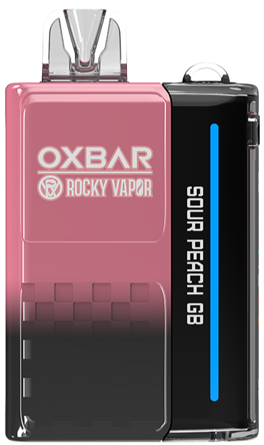 rocky vapor oxbar m20k disposable vape sour peach gb rocky vapor oxbar m20k disposable vape sour peach gb