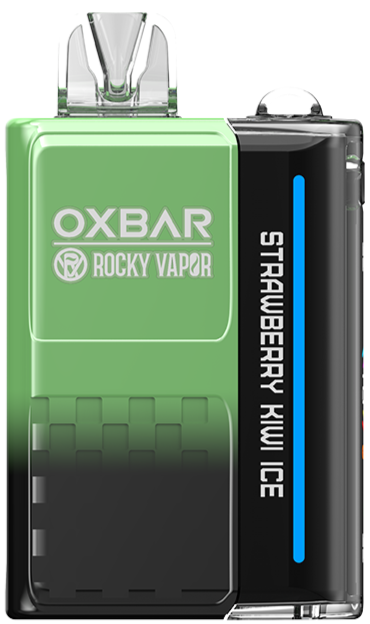 rocky vapor oxbar m20k disposable vape strawberry kiwi ice rocky vapor oxbar m20k disposable vape strawberry kiwi ice