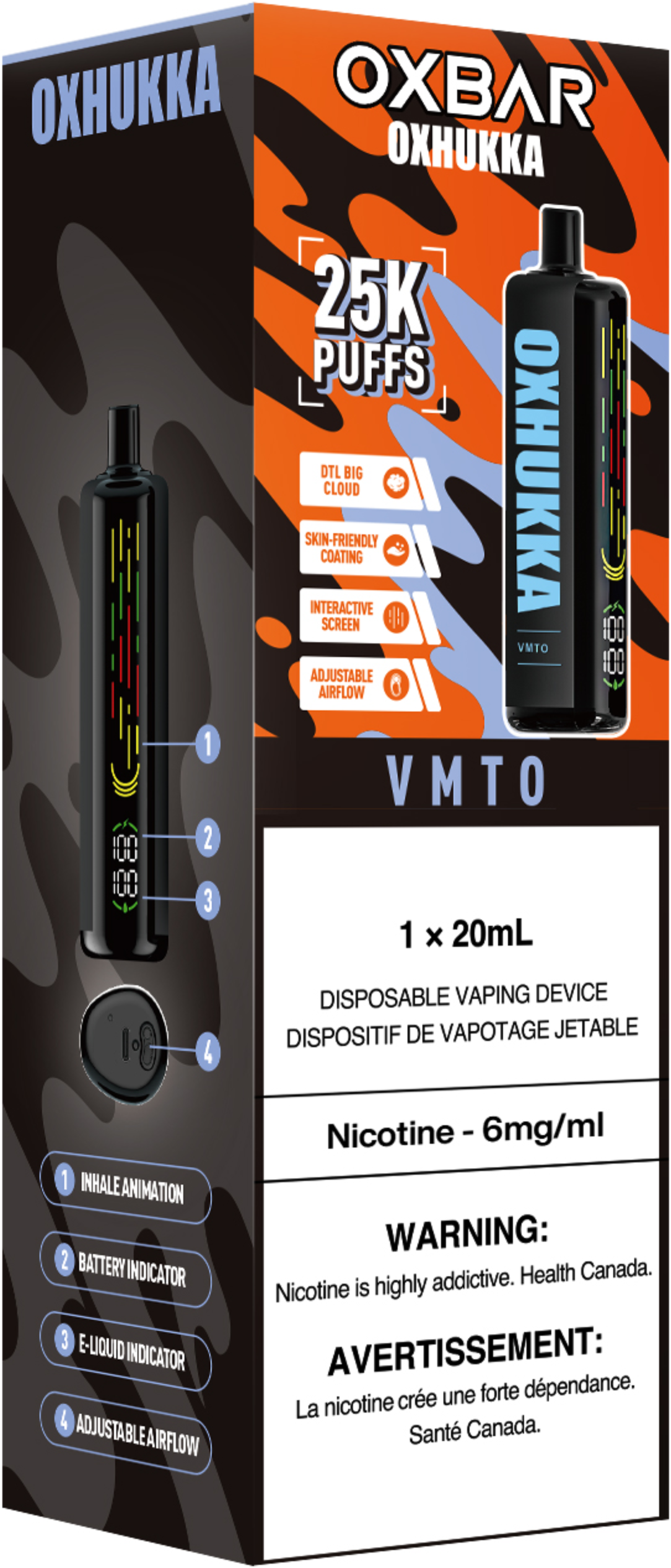 oxbar oxhukka disposable vape vmto oxbar oxhukka disposable vape vmto