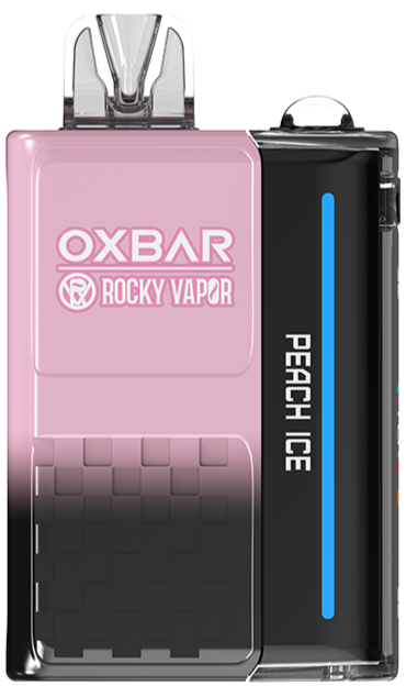 rocky vapor oxbar m20k disposable vape peach ice rocky vapor oxbar m20k disposable vape peach ice