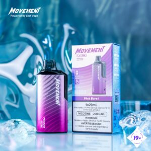 lost vape movement lv 18k disposable vape pink burst