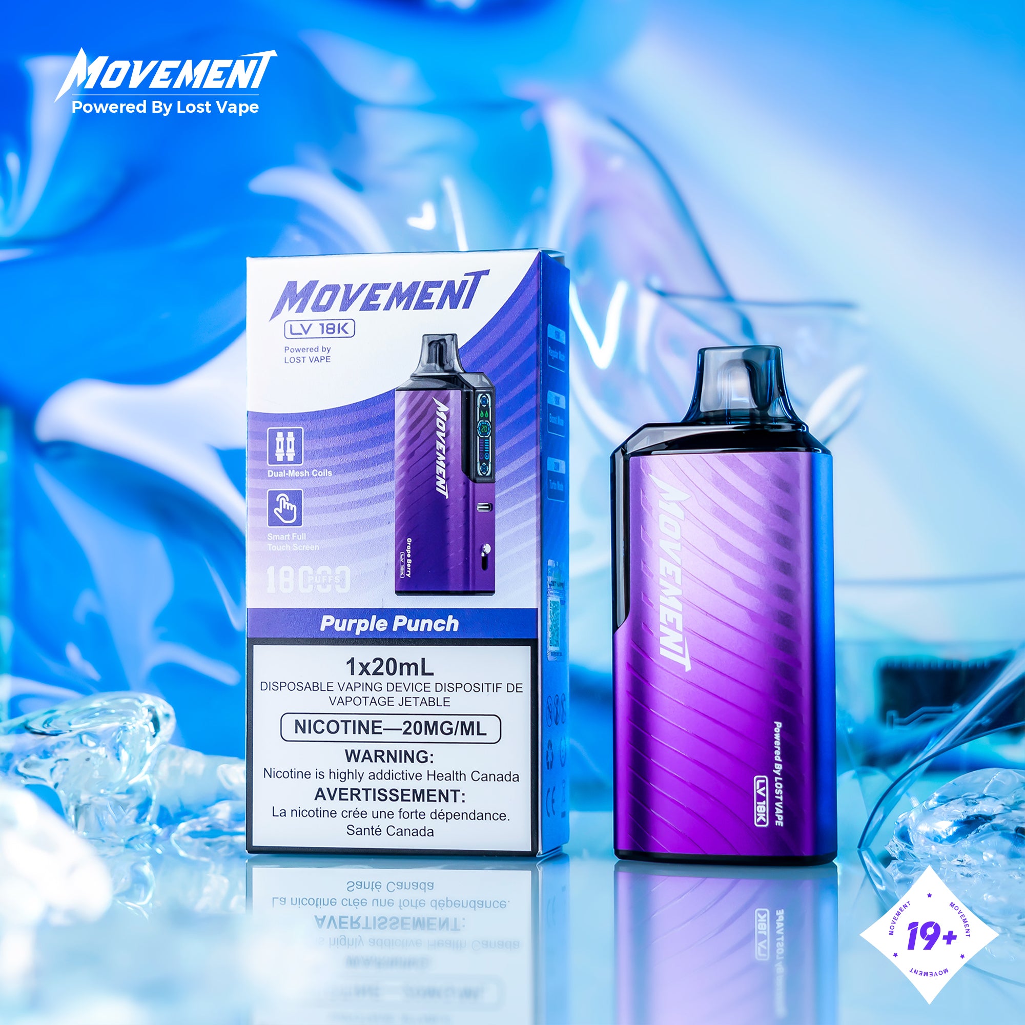 lost vape movement lv 18k disposable vape purple punch lost vape movement lv 18k disposable vape purple punch