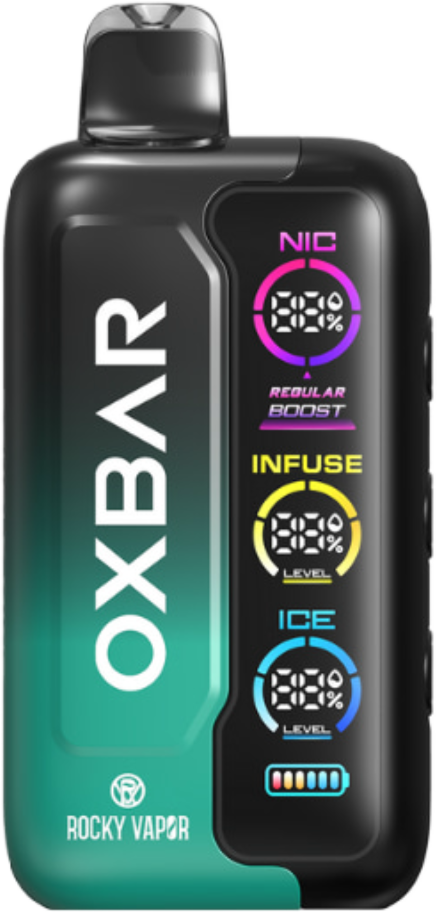 rocky vapor oxbar tri fusion disposable vape double mint rocky vapor oxbar tri fusion disposable vape double mint