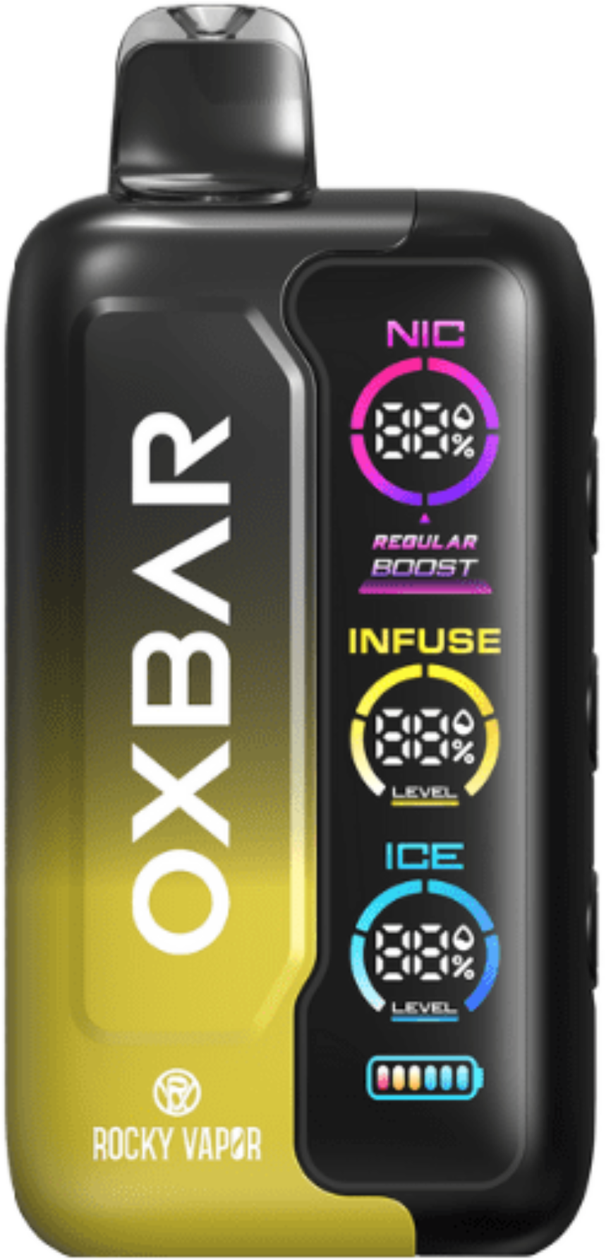 rocky vapor oxbar tri fusion disposable vape pineapple coconut ice rocky vapor oxbar tri fusion disposable vape pineapple coconut ice