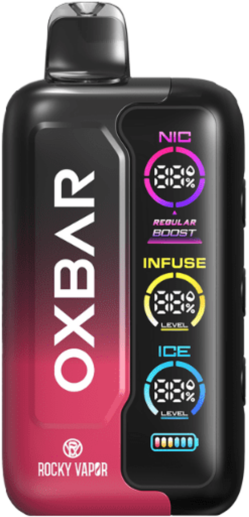 rocky vapor oxbar tri fusion disposable vape strawberry h rocky vapor oxbar tri fusion disposable vape strawberry h