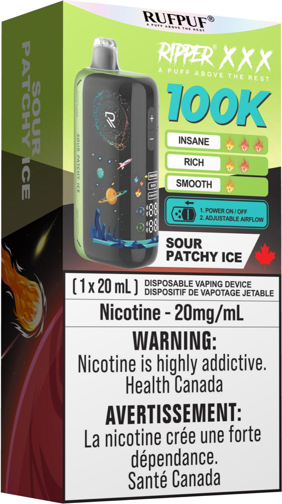 rufpuf ripper xxx 100k disposable vape sour patchy ice rufpuf ripper xxx 100k disposable vape sour patchy ice