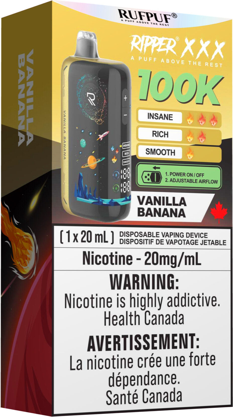 rufpuf ripper xxx 100k disposable vape vanilla banana rufpuf ripper xxx 100k disposable vape vanilla banana