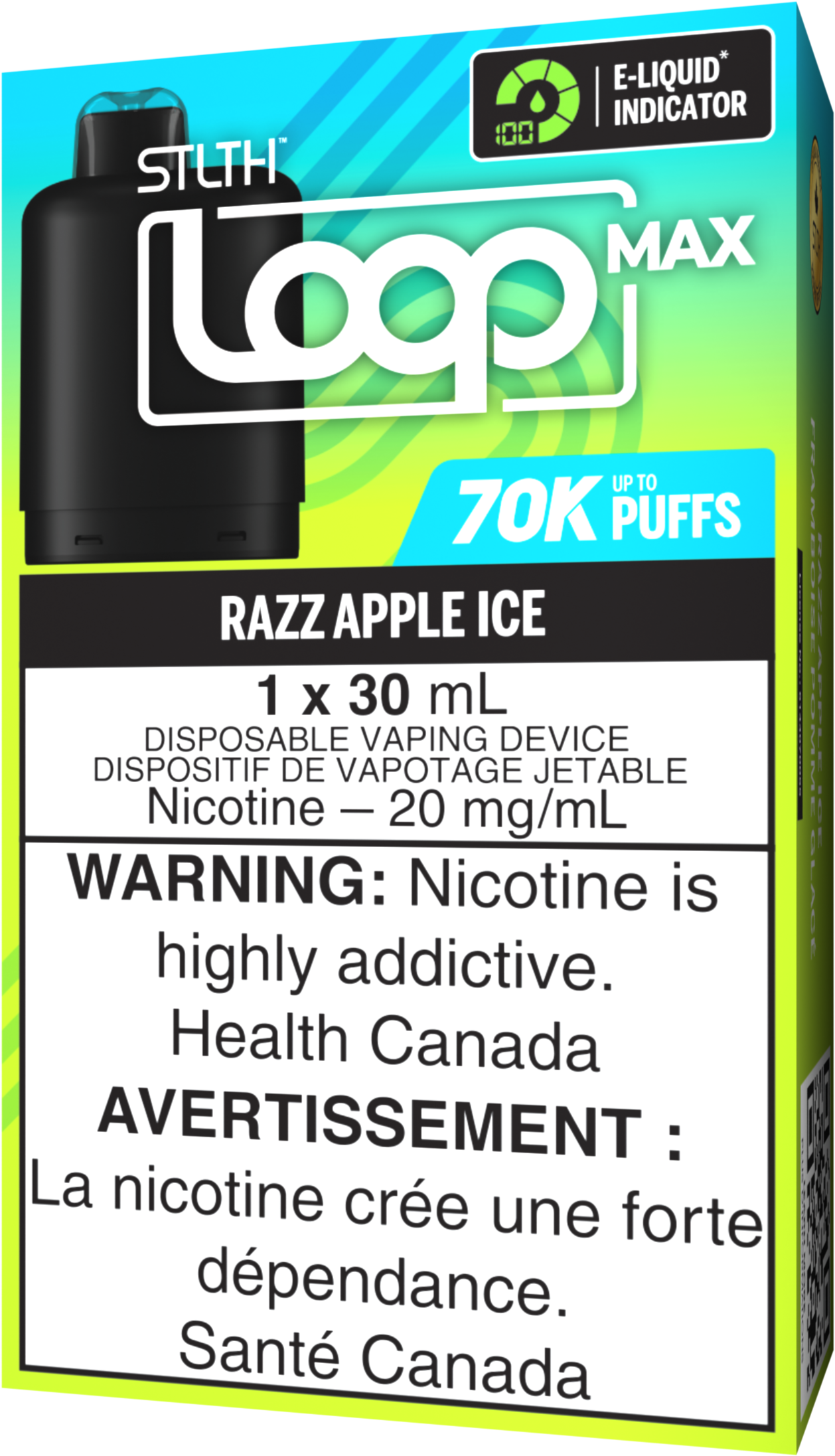 stlth loop max 70k pod pack razz apple ice stlth loop max 70k pod pack razz apple ice