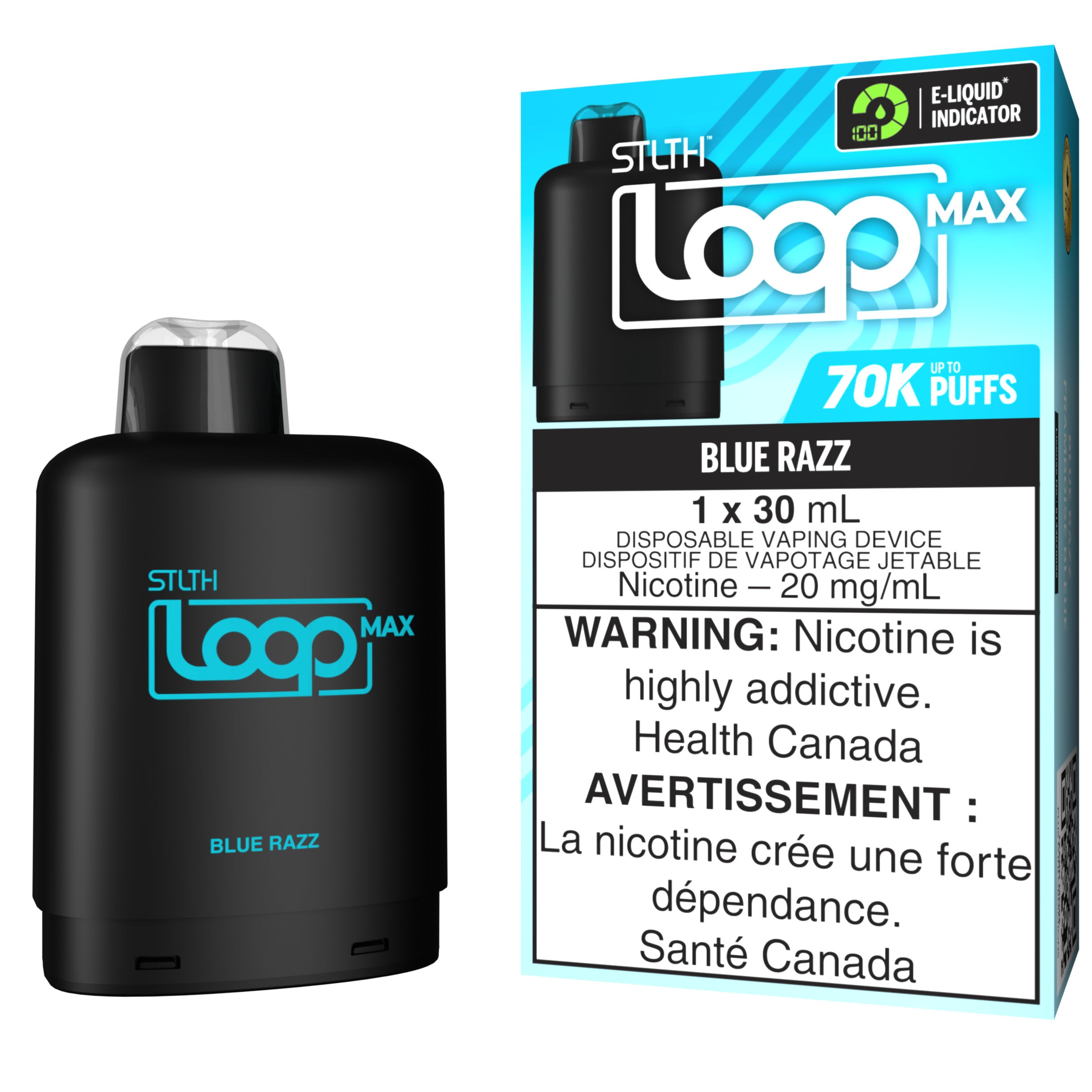 stlth loop max 70k pod pack blue razz stlth loop max 70k pod pack blue razz