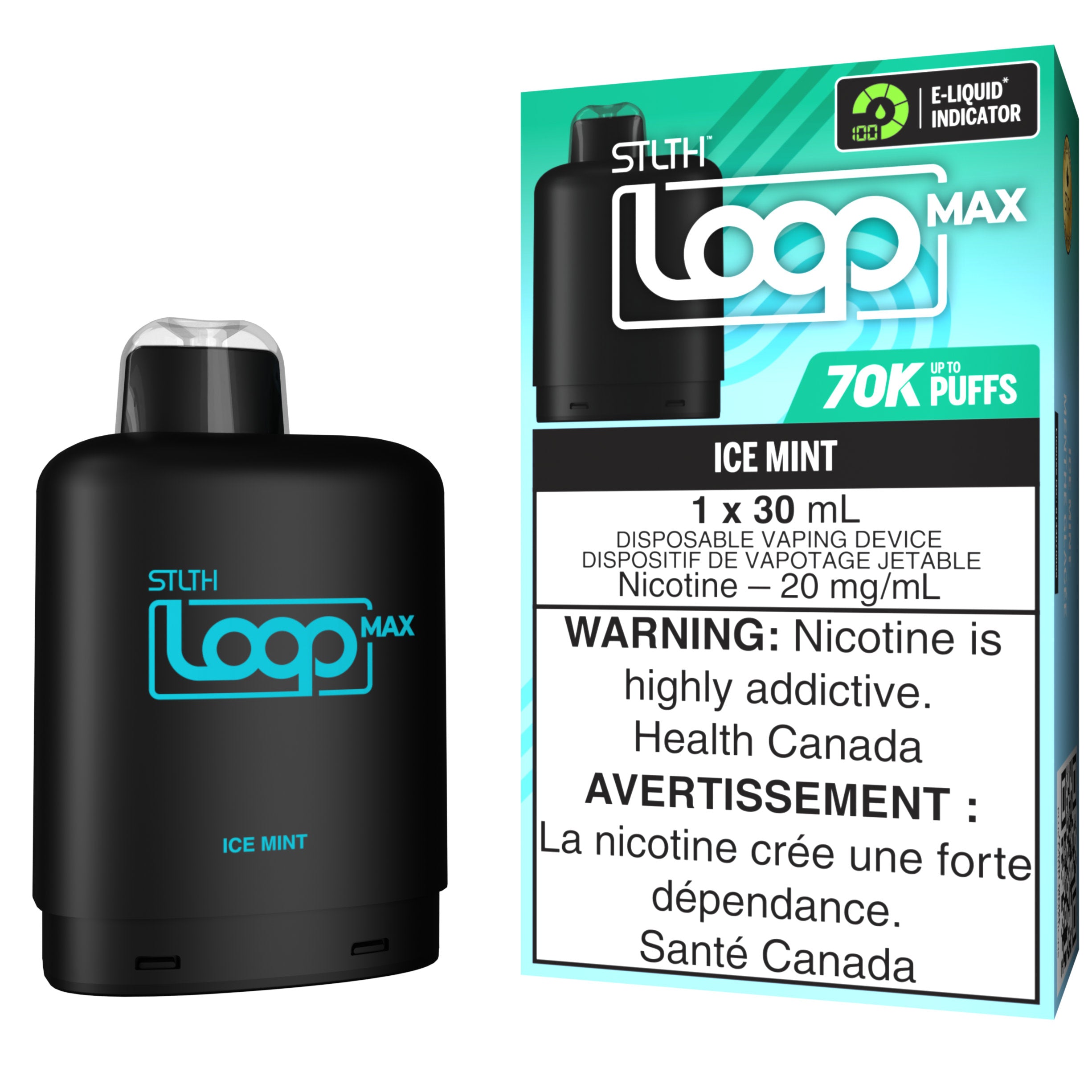 stlth loop max 70k pod pack ice mint stlth loop max 70k pod pack ice mint