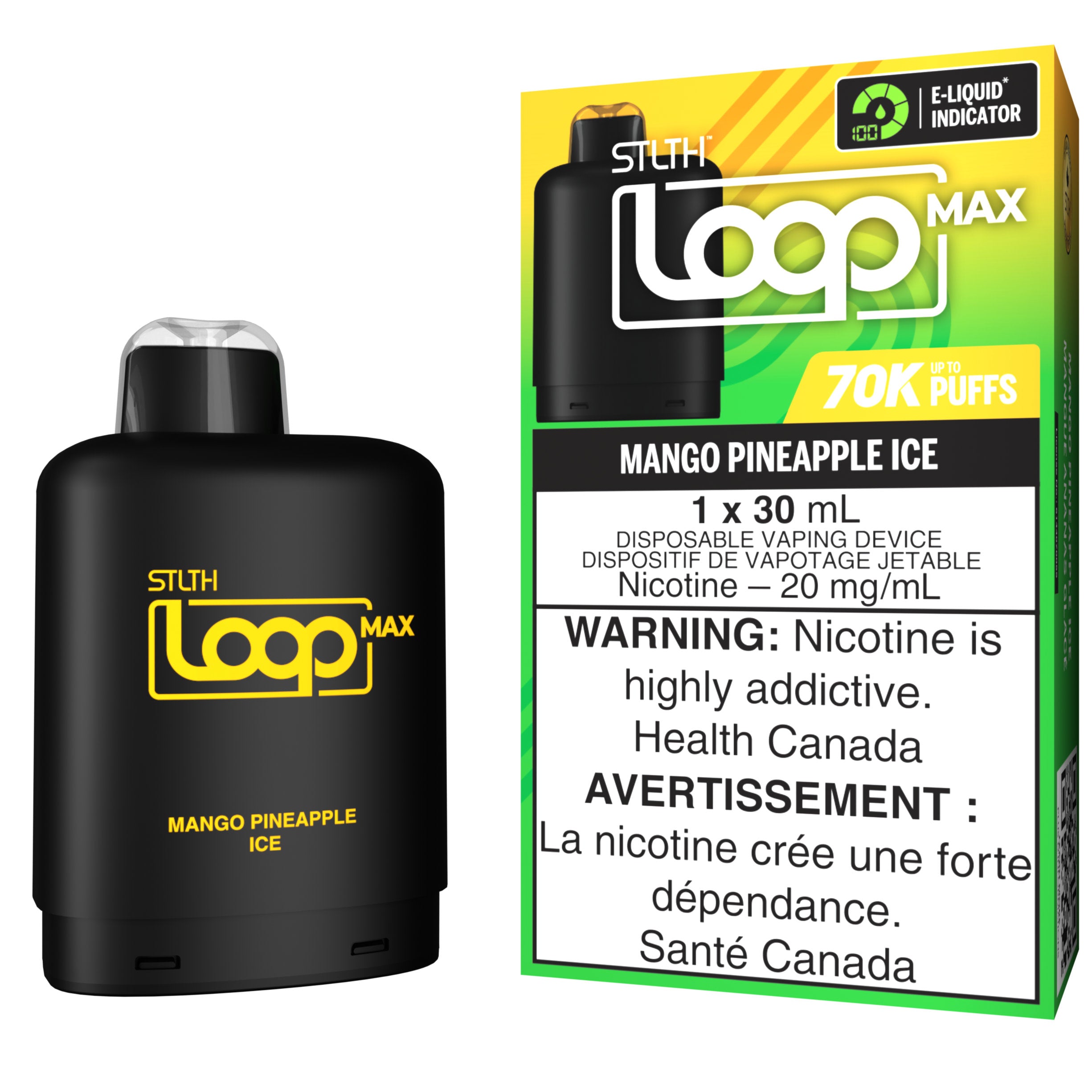 stlth loop max 70k pod pack mango pineapple ice stlth loop max 70k pod pack mango pineapple ice