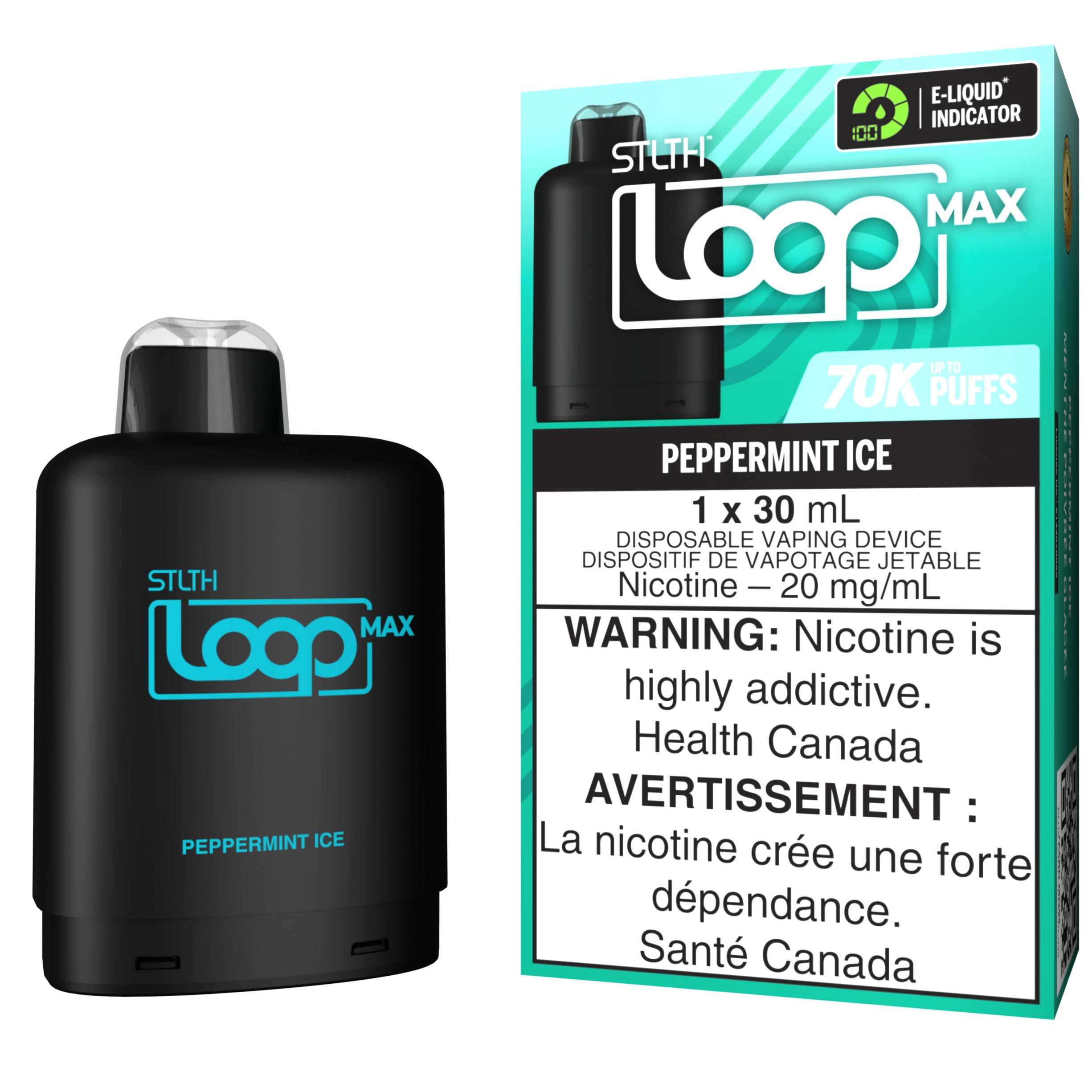 stlth loop max 70k pod pack peppermint ice stlth loop max 70k pod pack peppermint ice