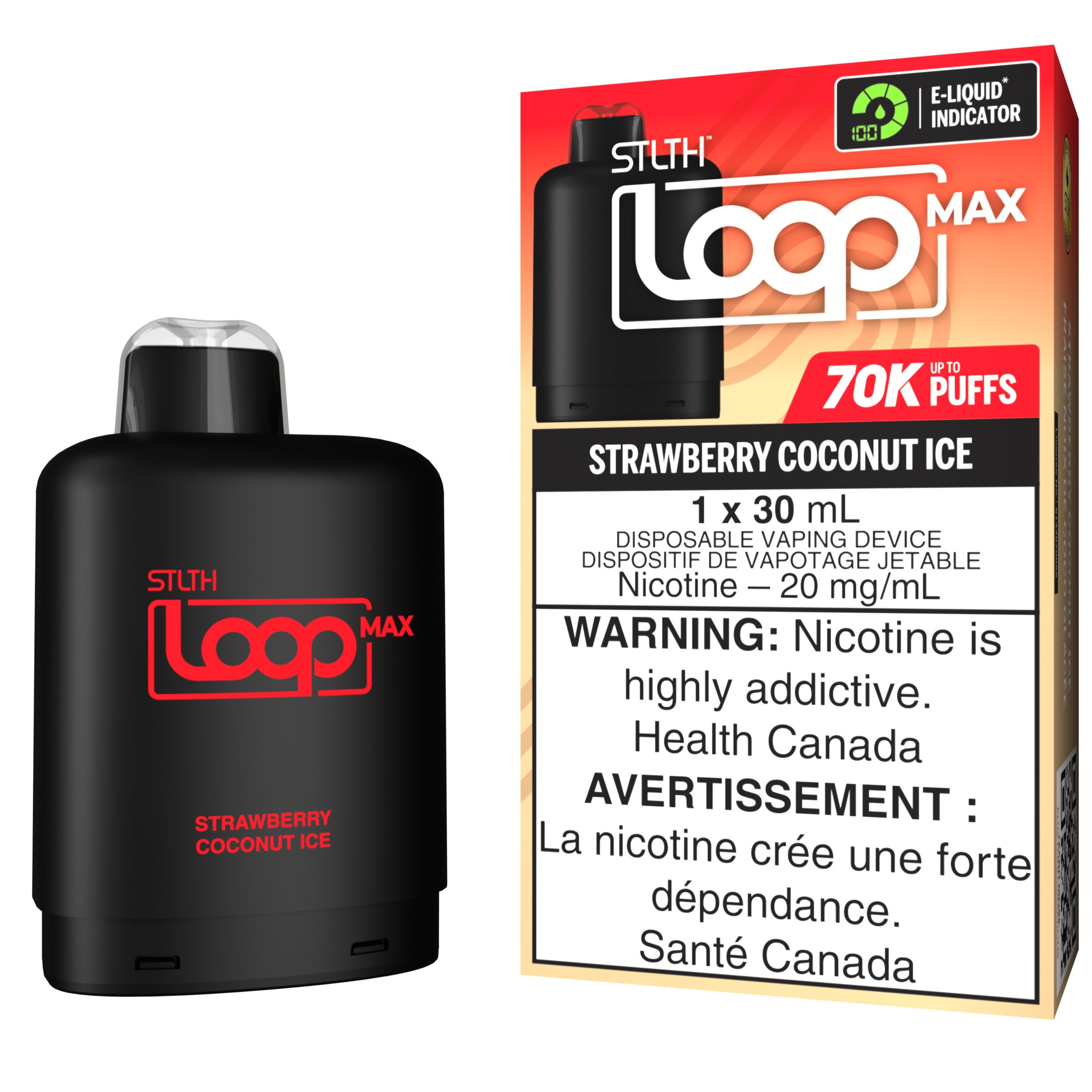 stlth loop max 70k pod pack strawberry coconut ice stlth loop max 70k pod pack strawberry coconut ice