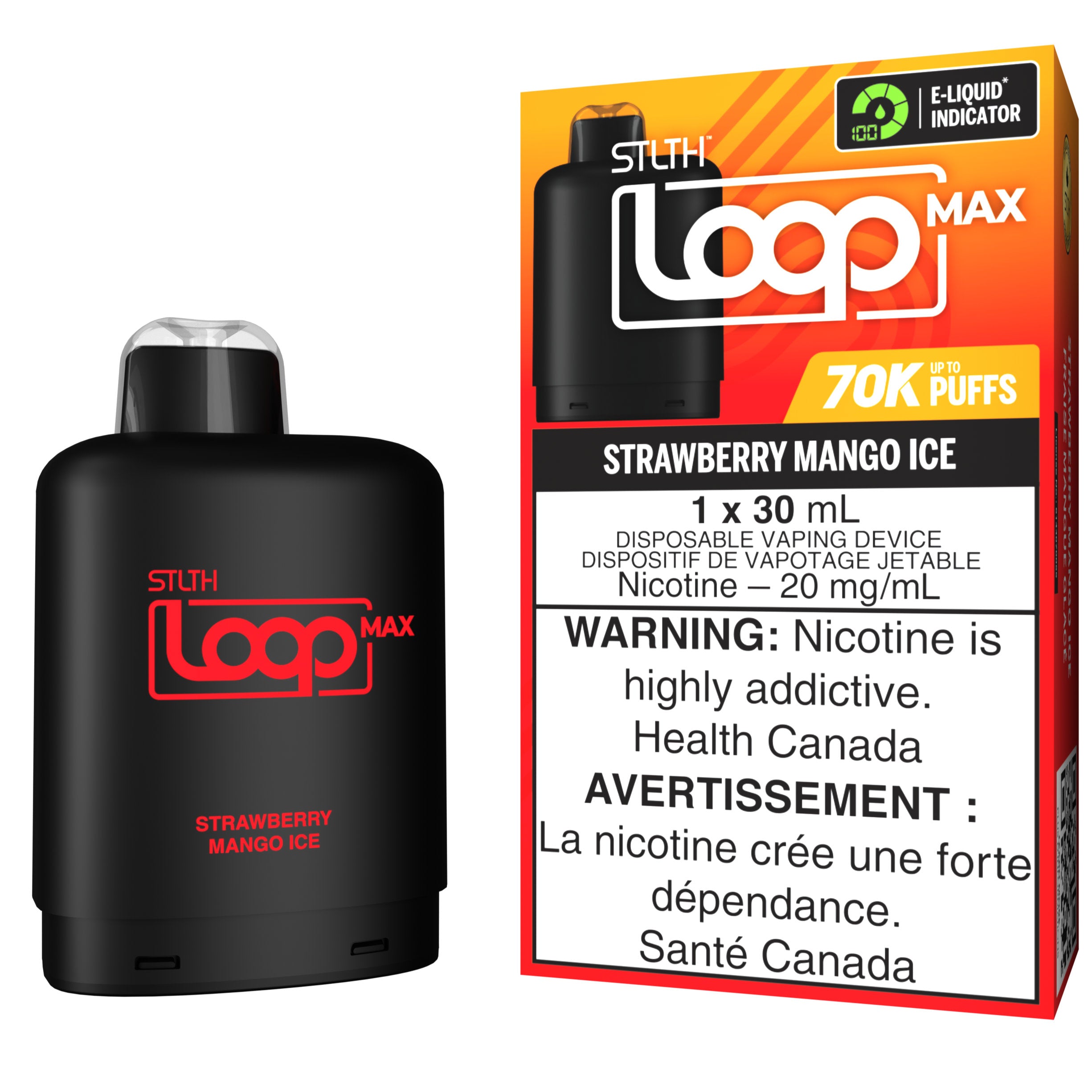 stlth loop max 70k pod pack strawberry mango ice stlth loop max 70k pod pack strawberry mango ice