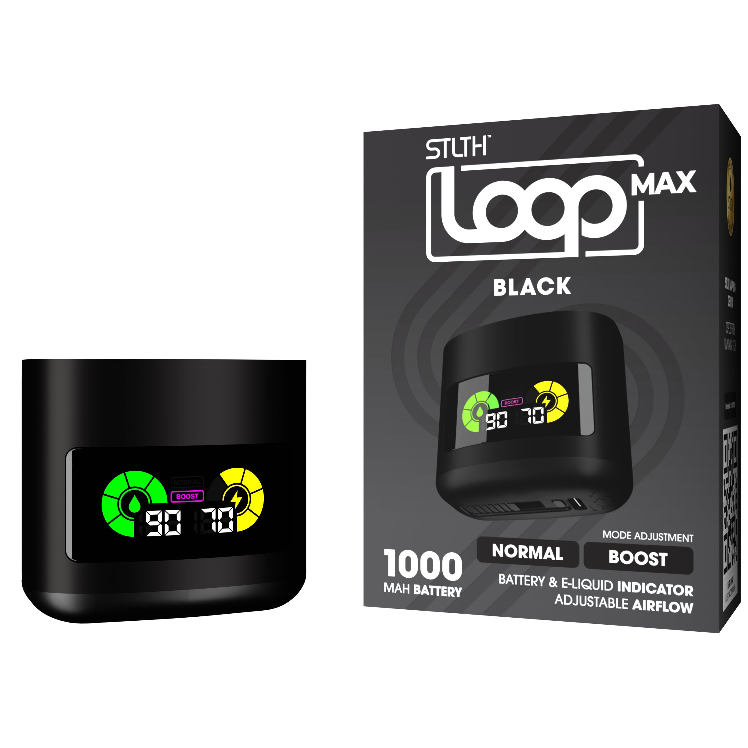 stlth loop max device black stlth loop max device black