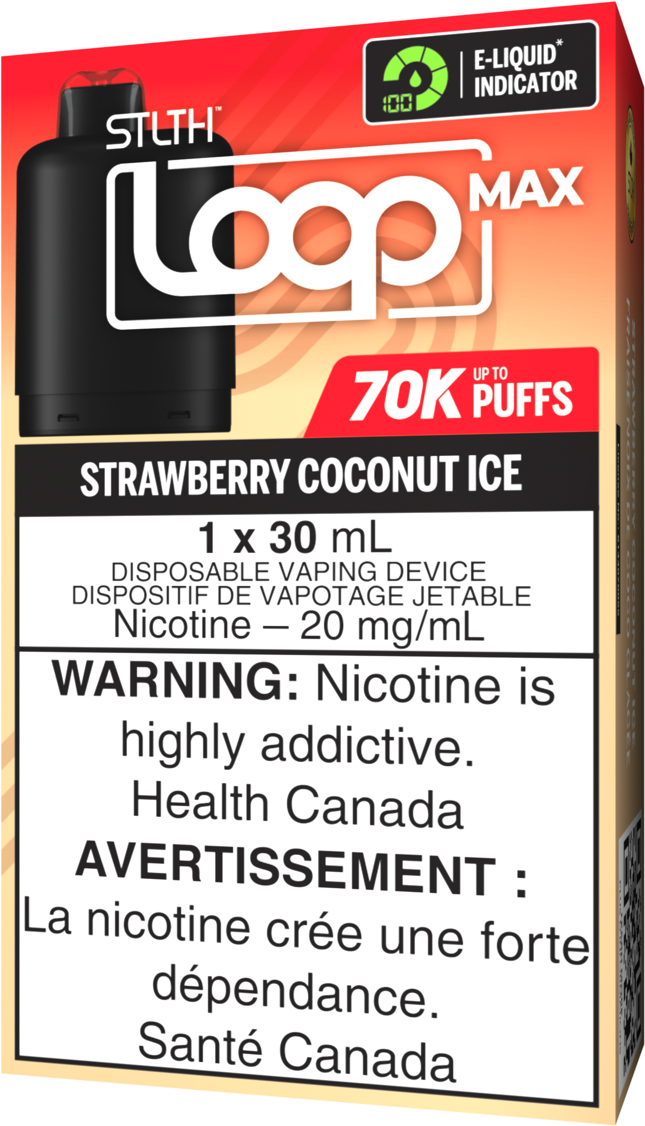 stlth loop max 70k pod pack strawberry coconut ice stlth loop max 70k pod pack strawberry coconut ice