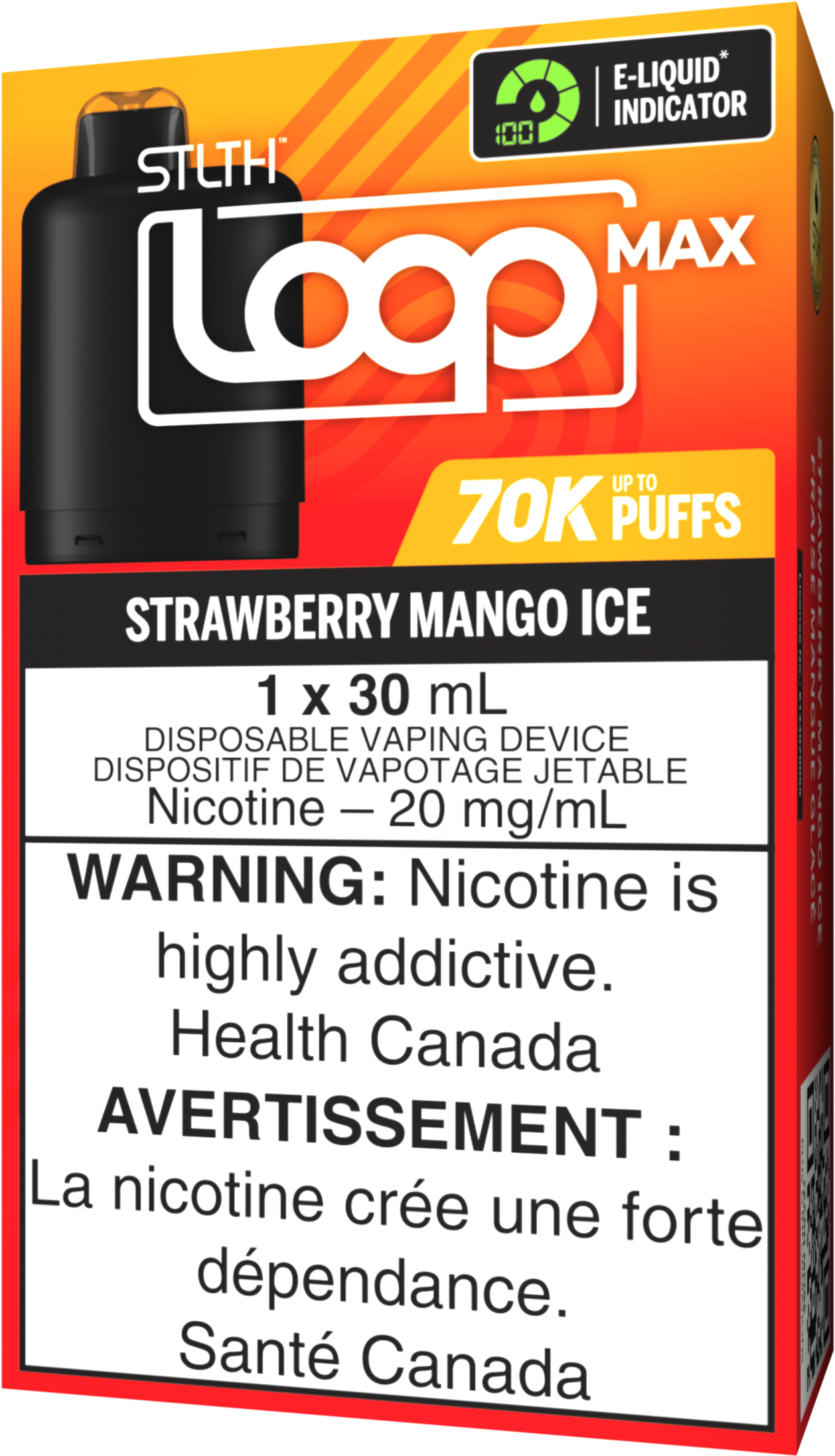 stlth loop max 70k pod pack strawberry mango ice stlth loop max 70k pod pack strawberry mango ice